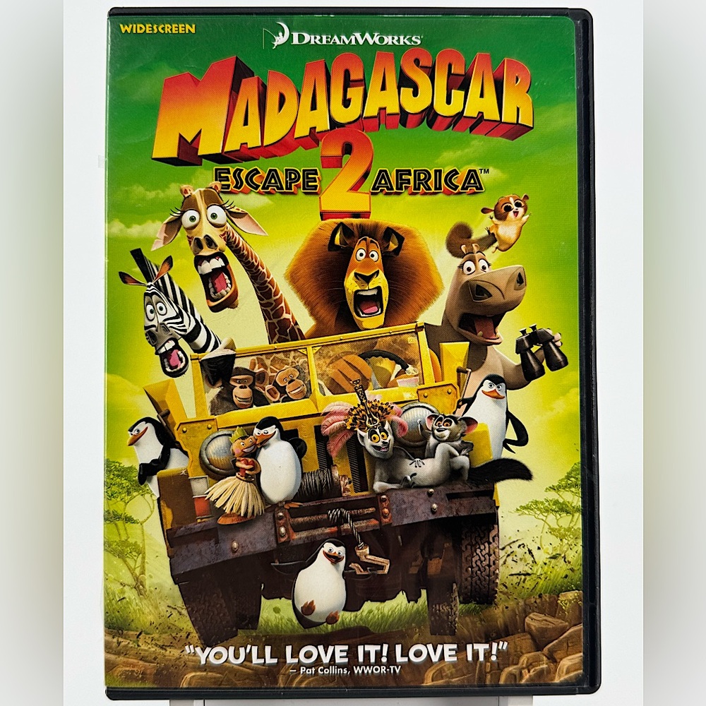 Dreamworks Madagascar Escape 2 Africa on DVD. Widescreen